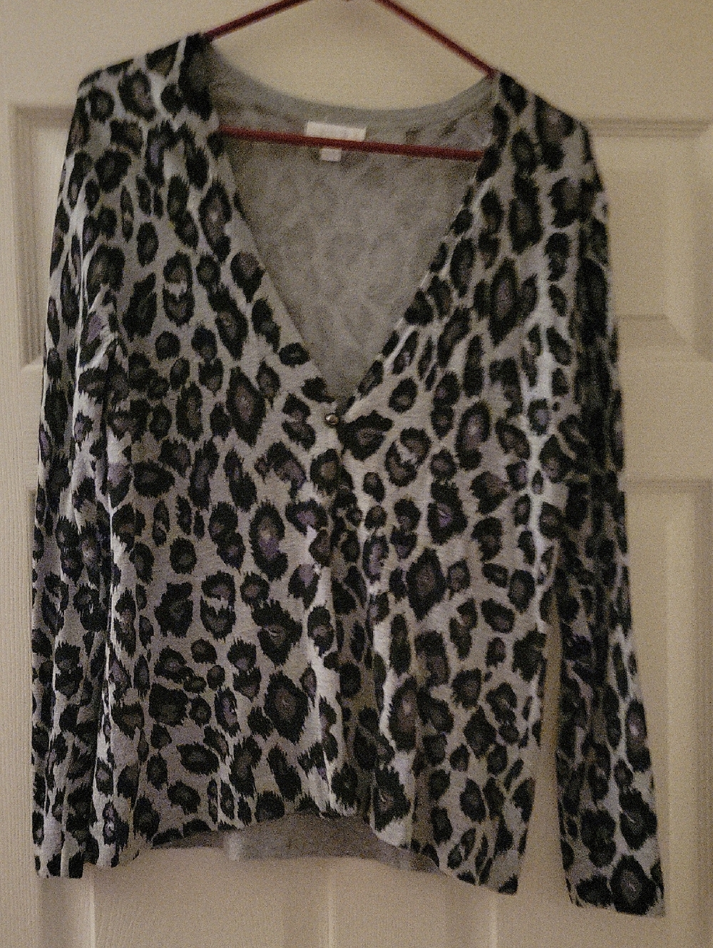 Charter Club Grey Knit Cardigan